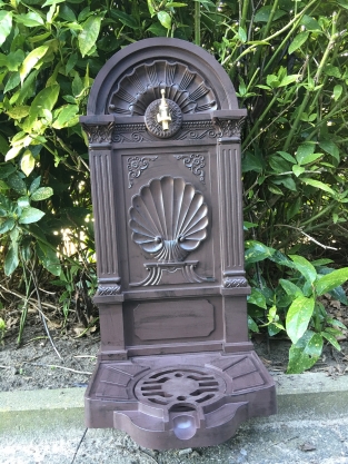 Standbrunnen, Gartenbrunnen, Aluminium